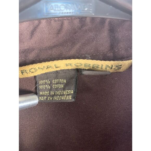 Royal Robins Button Down Shirt Men's Large Maroon RN 54226 CA 14980 - Picture 4 of 9